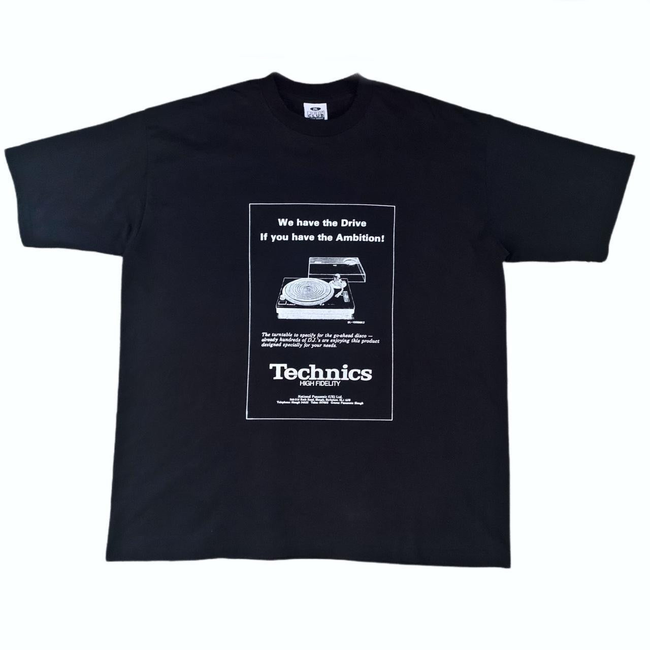 technics sl-1200 mkII turntable tee