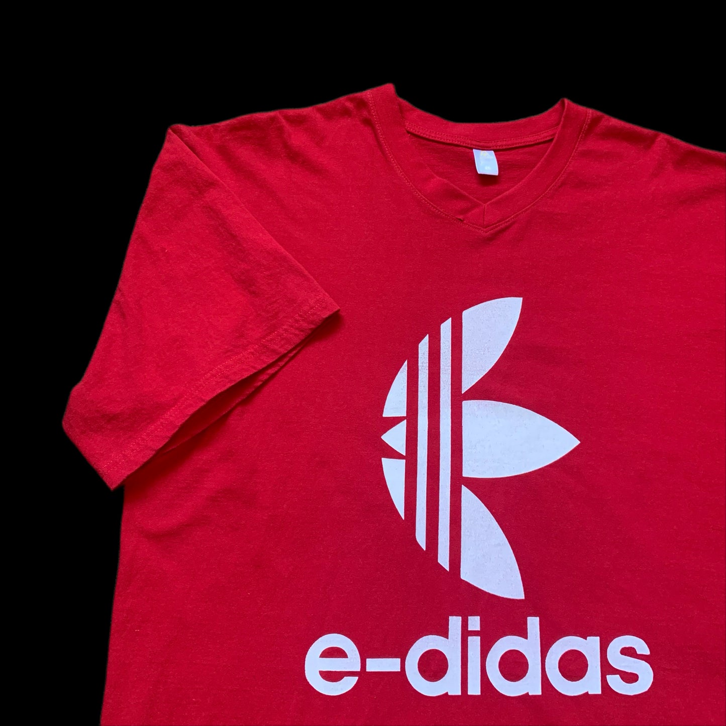 e-didas red tee sz. 4XL